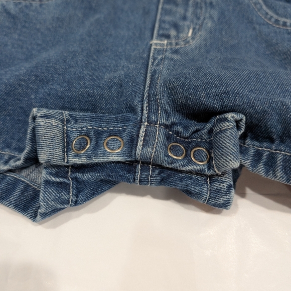 Carter's Denim Overalls with Bulldozer Applique, 6-9 mos. - Picture 3 of 6